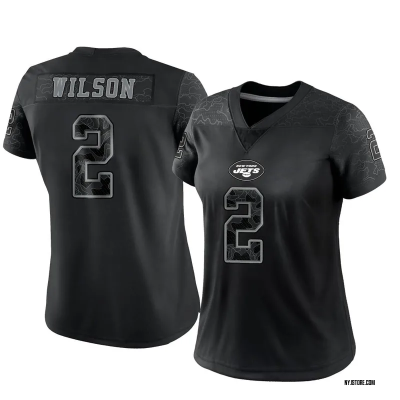 Women's Nike Zach Wilson Gray New York Jets Inverted Legend Jersey Size: Small