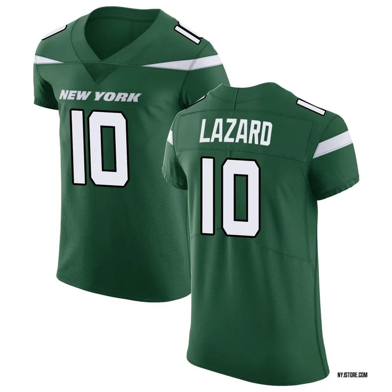 Allen Lazard Jersey Sale (White Autographed #ATT #LIVINLAZISH)