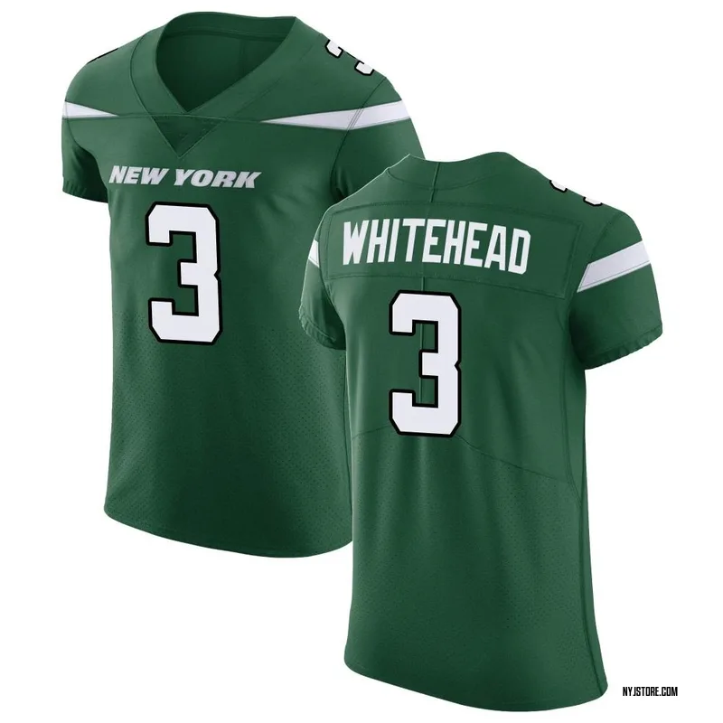 Men's Nike Jordan Whitehead Gotham Green New York Jets Game Player Jersey Size: 4XL