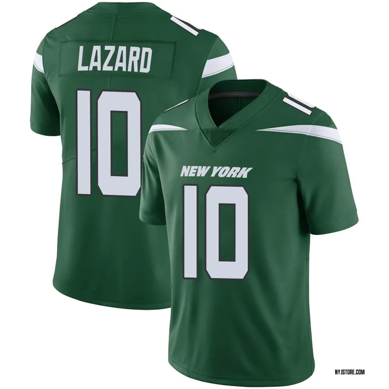 Allen Lazard Jersey Sale (White Autographed #ATT #LIVINLAZISH)