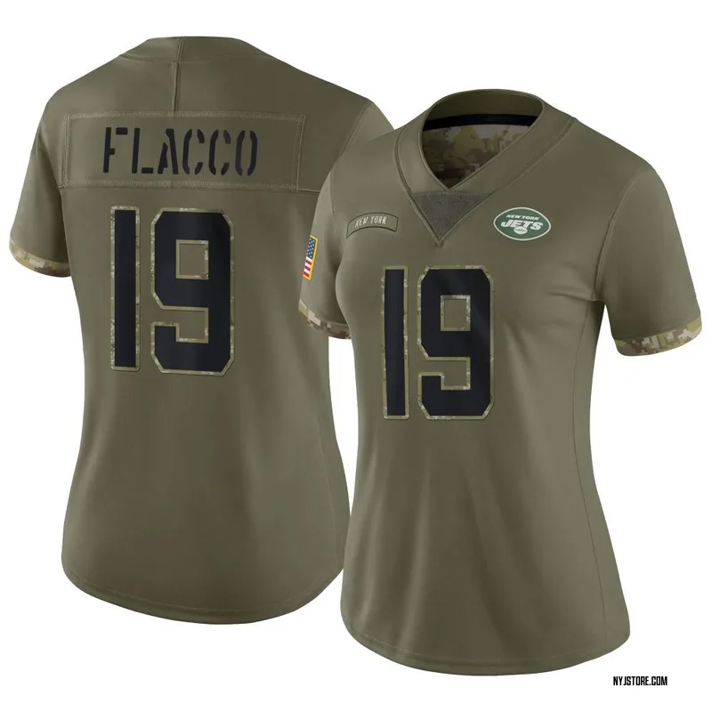 Womens Denver Broncos Joe Flacco Camo 2019 Salute To Service Limited Jersey  - Dingeas