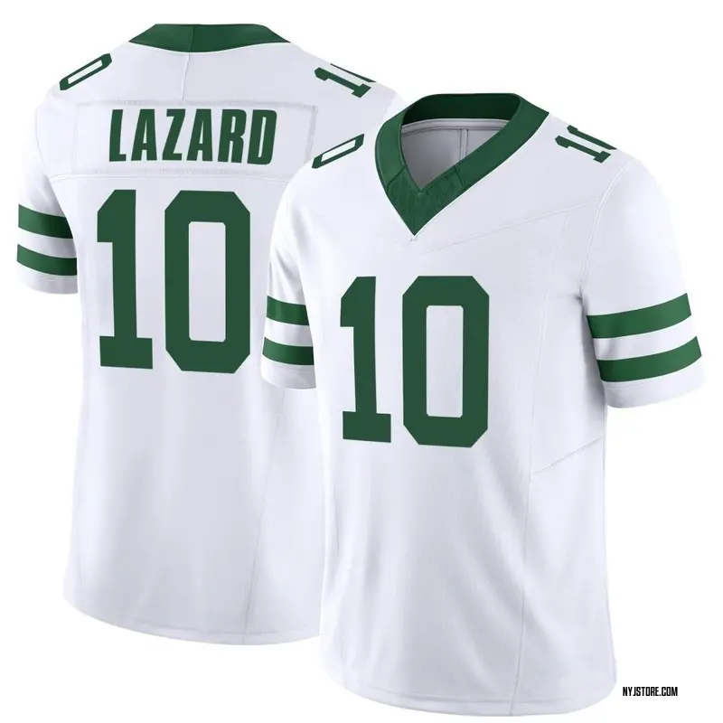 Allen Lazard Men's Nike Stealth Black New York Jets Alternate Custom Game Jersey Size: Small