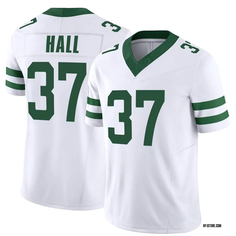 Jalyn Holmes Men's Nike Gotham Green New York Jets Game Custom Jersey Size: Medium