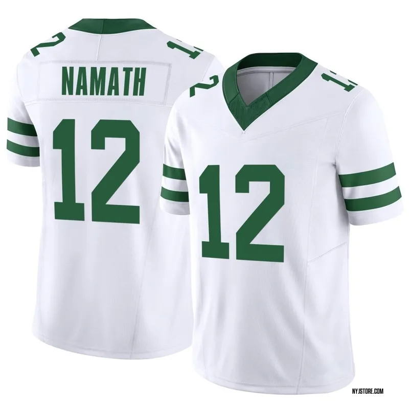 NFL_Jerseys Jersey New York''Jets''Men #12 Joe Namath 2 Zach Wilson 75  Alijah Vera-Tucker 77 Mekhi Becton Custom ''NFL''Olive Salute To Service 