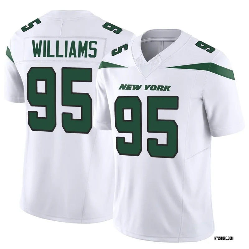 New York Jets Quinnen Williams #95 Nike Black Alternate Official NFL Game  Jersey