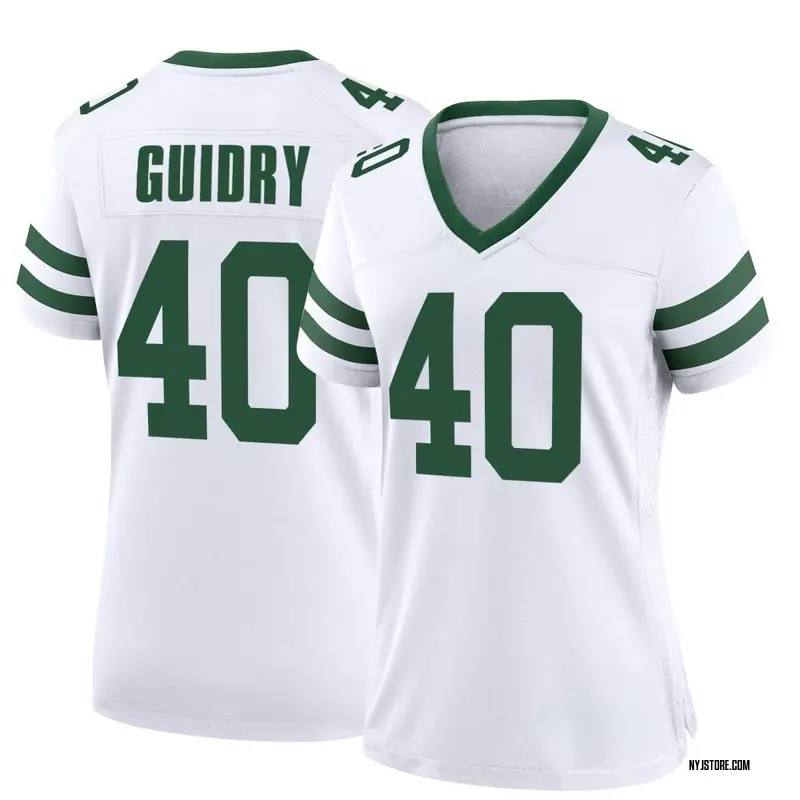 Javelin Guidry Men's Nike Gotham Green New York Jets Game Custom Jersey Size: 3XL