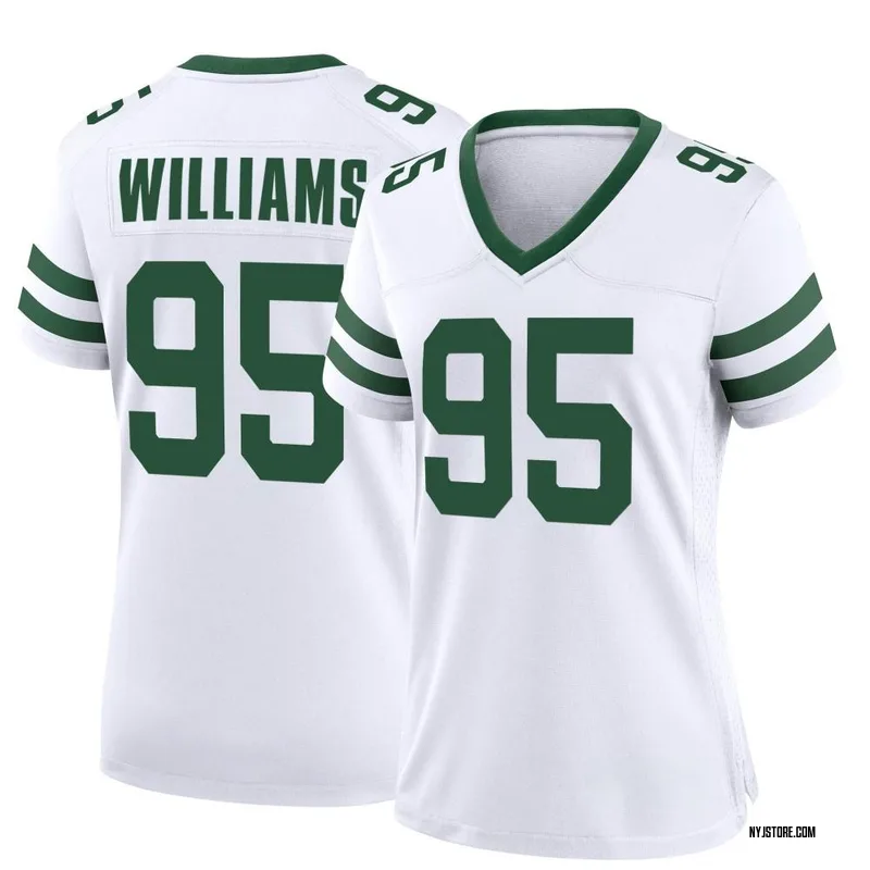 Men's Nike Quinnen Williams White New York Jets Legacy Player Game Jersey